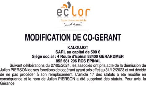 Contenu publication