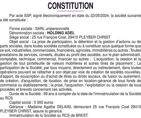 Contenu publication