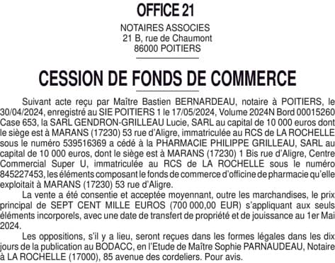 Contenu publication