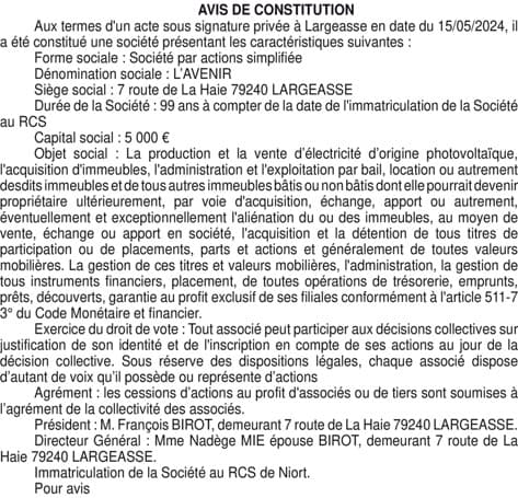 Contenu publication