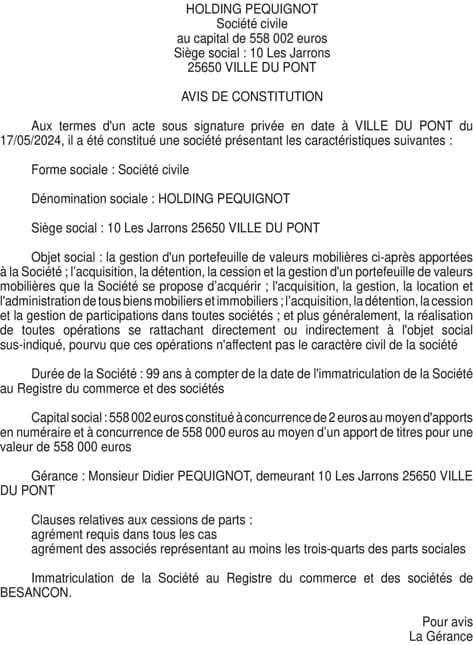 Contenu publication