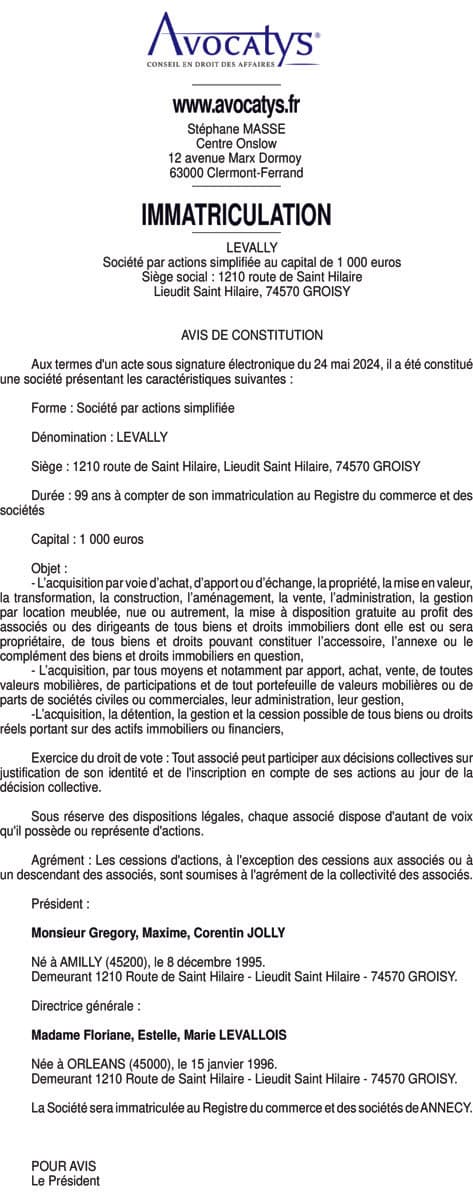 Contenu publication