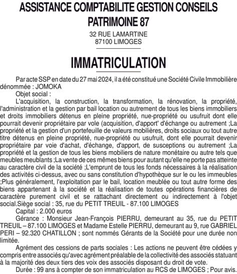 Contenu publication