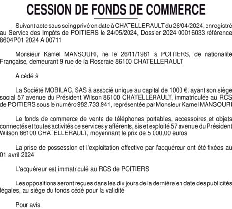 Contenu publication