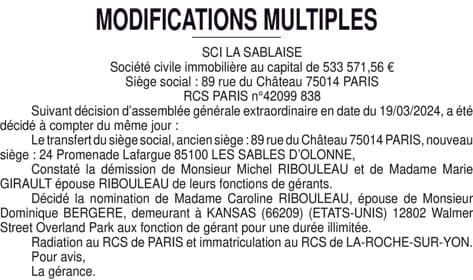 Contenu publication