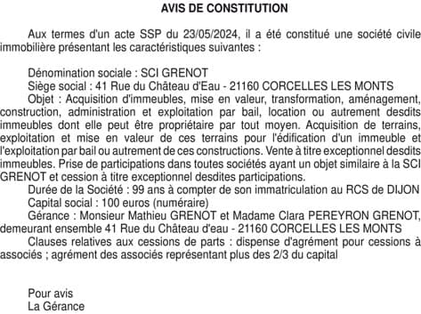 Contenu publication