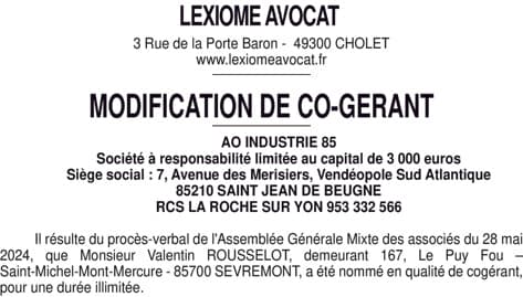 Contenu publication