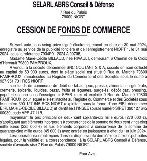 Contenu publication