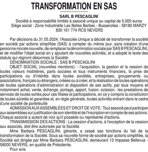 Contenu publication