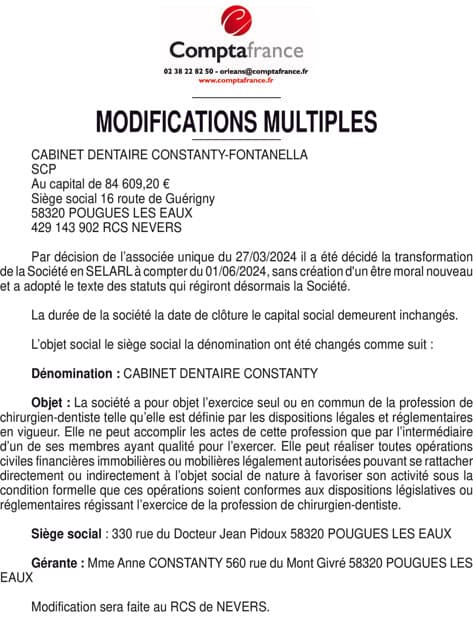 Contenu publication