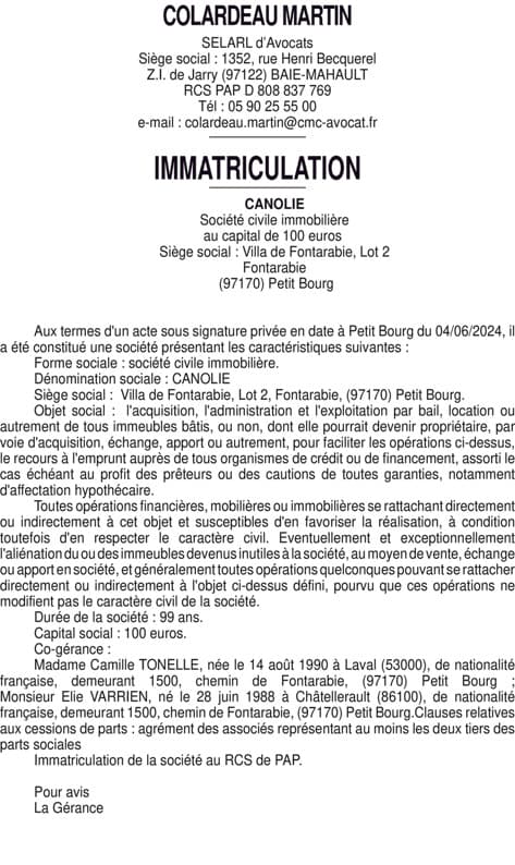 Contenu publication