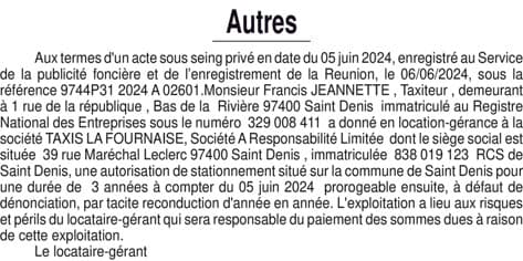 Contenu publication