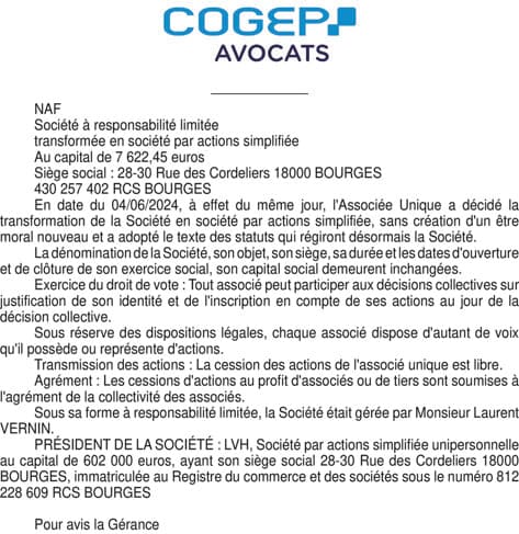 Contenu publication