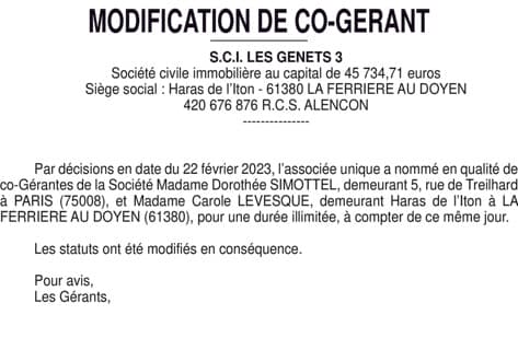 Contenu publication