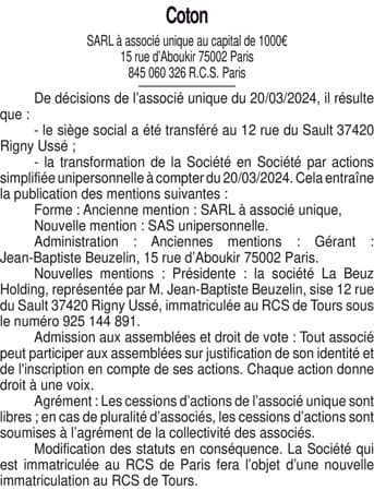 Contenu publication