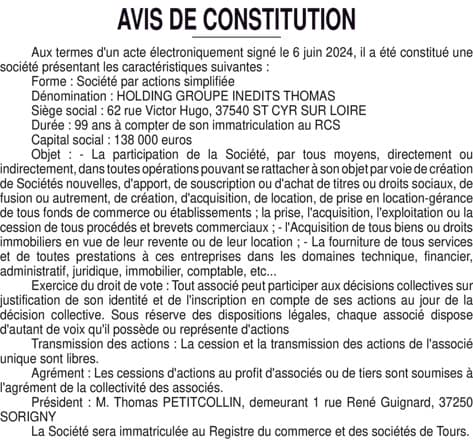 Contenu publication