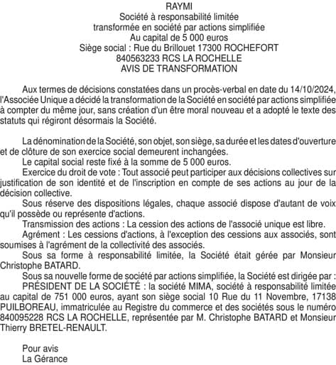 Contenu publication