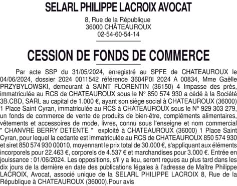 Contenu publication