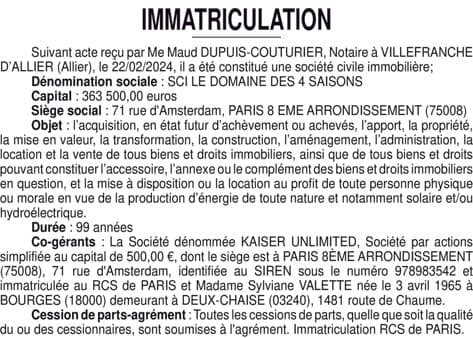Contenu publication
