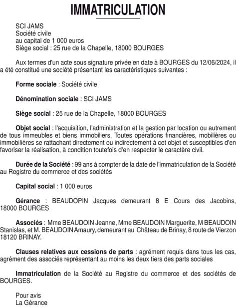 Contenu publication