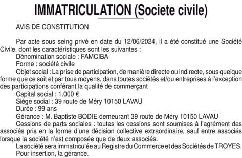 Contenu publication