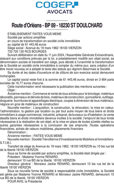 Contenu publication