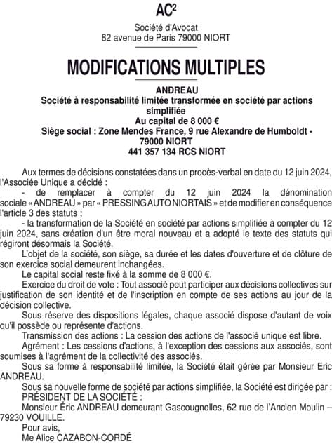 Contenu publication