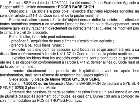 Contenu publication
