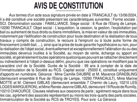 Contenu publication
