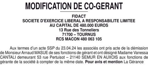 Contenu publication