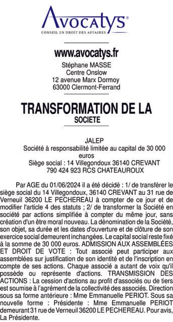 Contenu publication