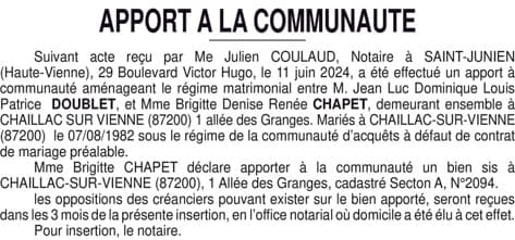 Contenu publication