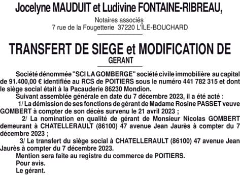 Contenu publication