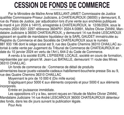Contenu publication