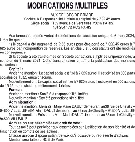 Contenu publication