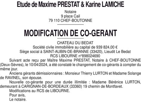 Contenu publication