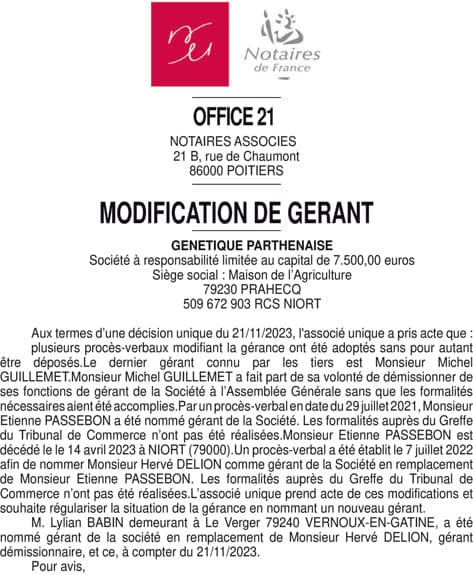 Contenu publication