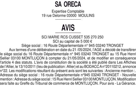 Contenu publication