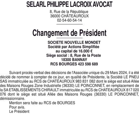 Contenu publication