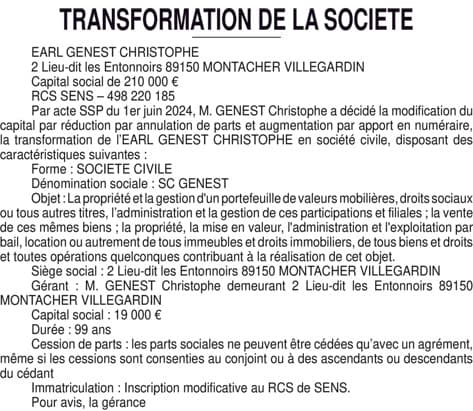 Contenu publication