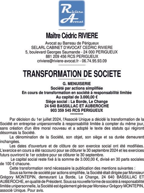 Contenu publication