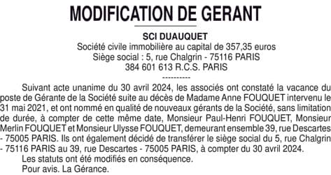 Contenu publication