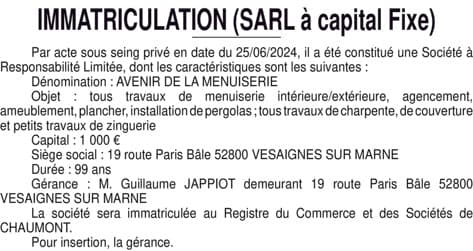 Contenu publication