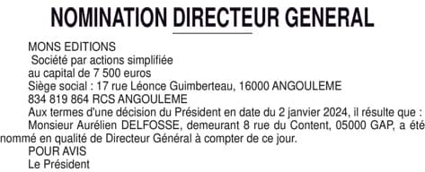 Contenu publication