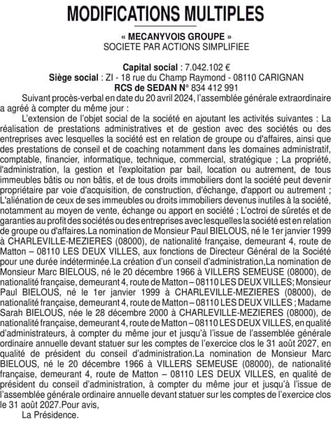 Contenu publication