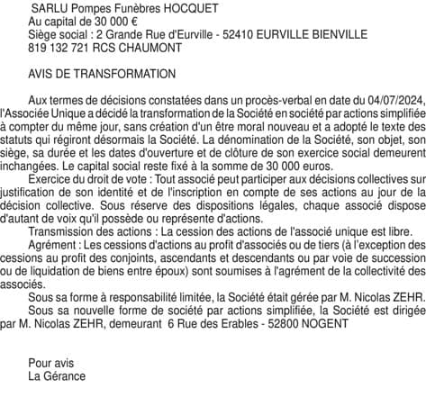 Contenu publication