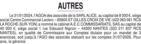 Contenu publication