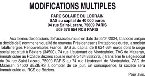 Contenu publication
