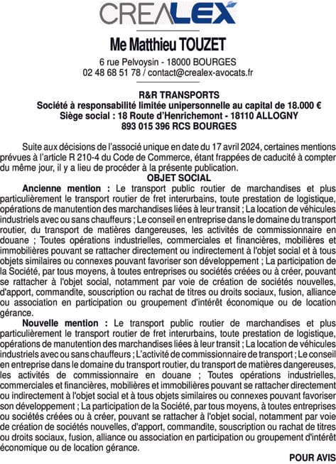 Contenu publication