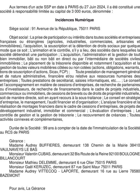 Contenu publication